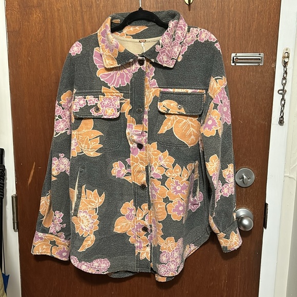 24. NWT Free People Printed Ruby Jacket - Picture 5 of 12